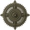 Ekena Millwork Haylynn Ceiling Medallion (Fits Canopies up to 1 1/4"), 29 1/8"OD x 1 1/4"ID x 4"P, Spartan Stone CM29HYSSF - alternate 1